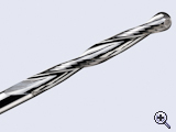 F265: Strinradius-Frser mit polierter Spannut