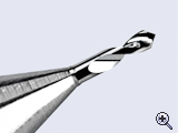 FPCB.UC: Gravierfräser "Universal Cutter" für Leiterplatten, 90° konisch 0.20...0.50 mm Fräsbreite