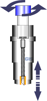 Adjustment of blade holder